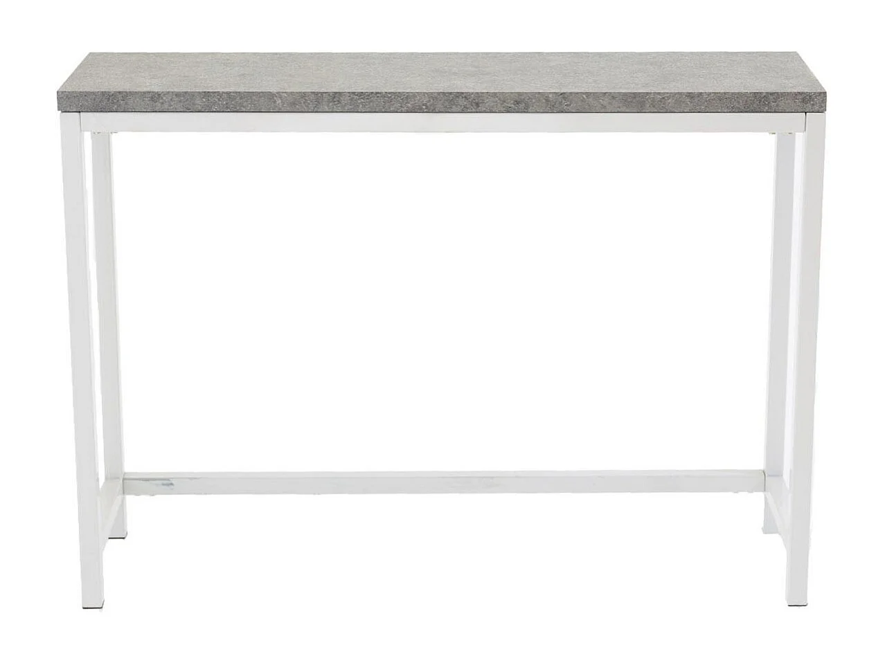 Rise sidetable 30x110 cm beton decor, wit.