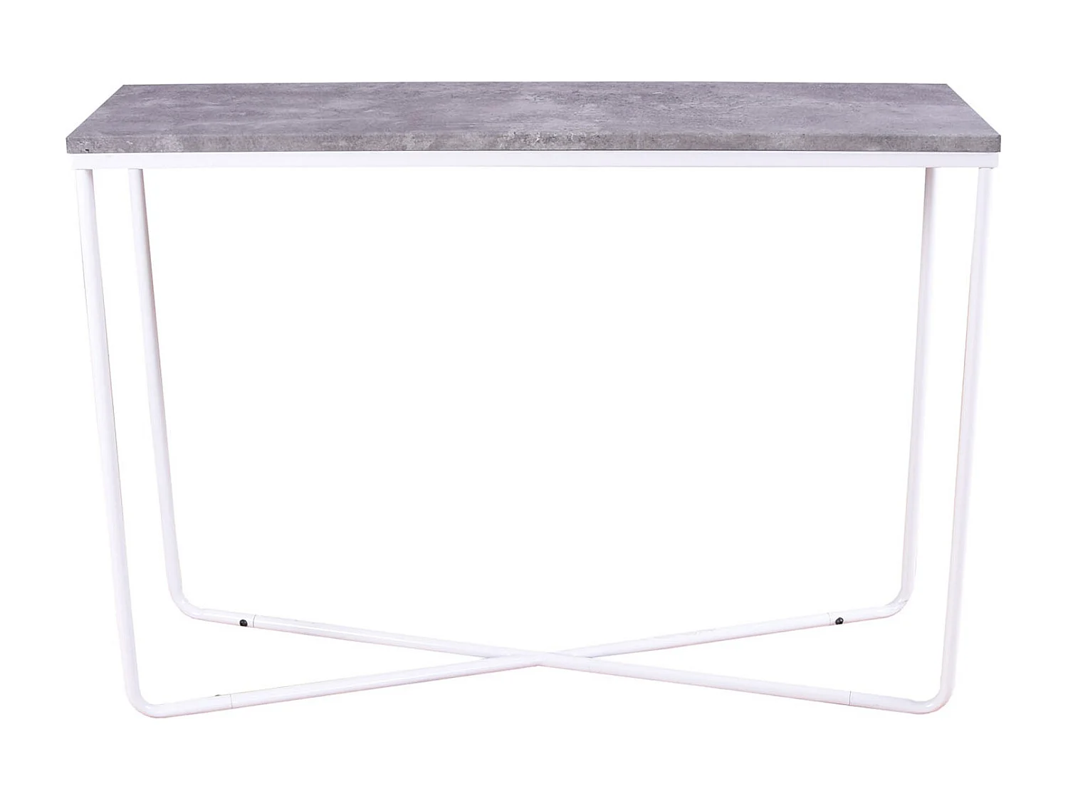 Palace sidetable 30x110 cm beton decor, wit.