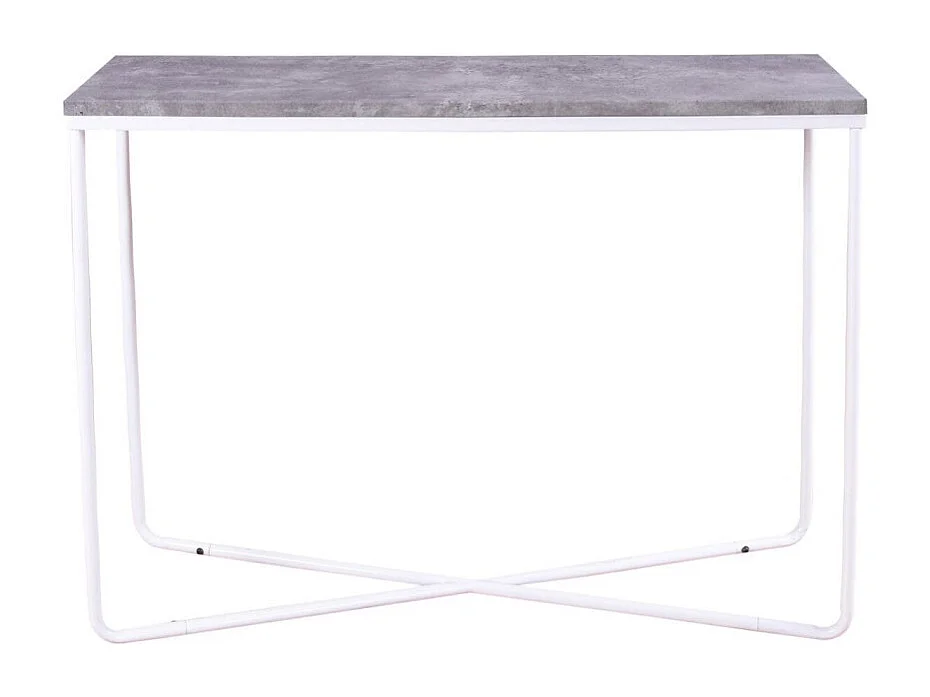 Console Design "Palace" 110cm Gris Foncé & Blanc