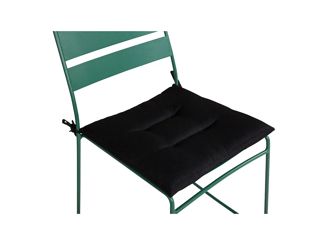 Lina Coussin de jardin, noir.
