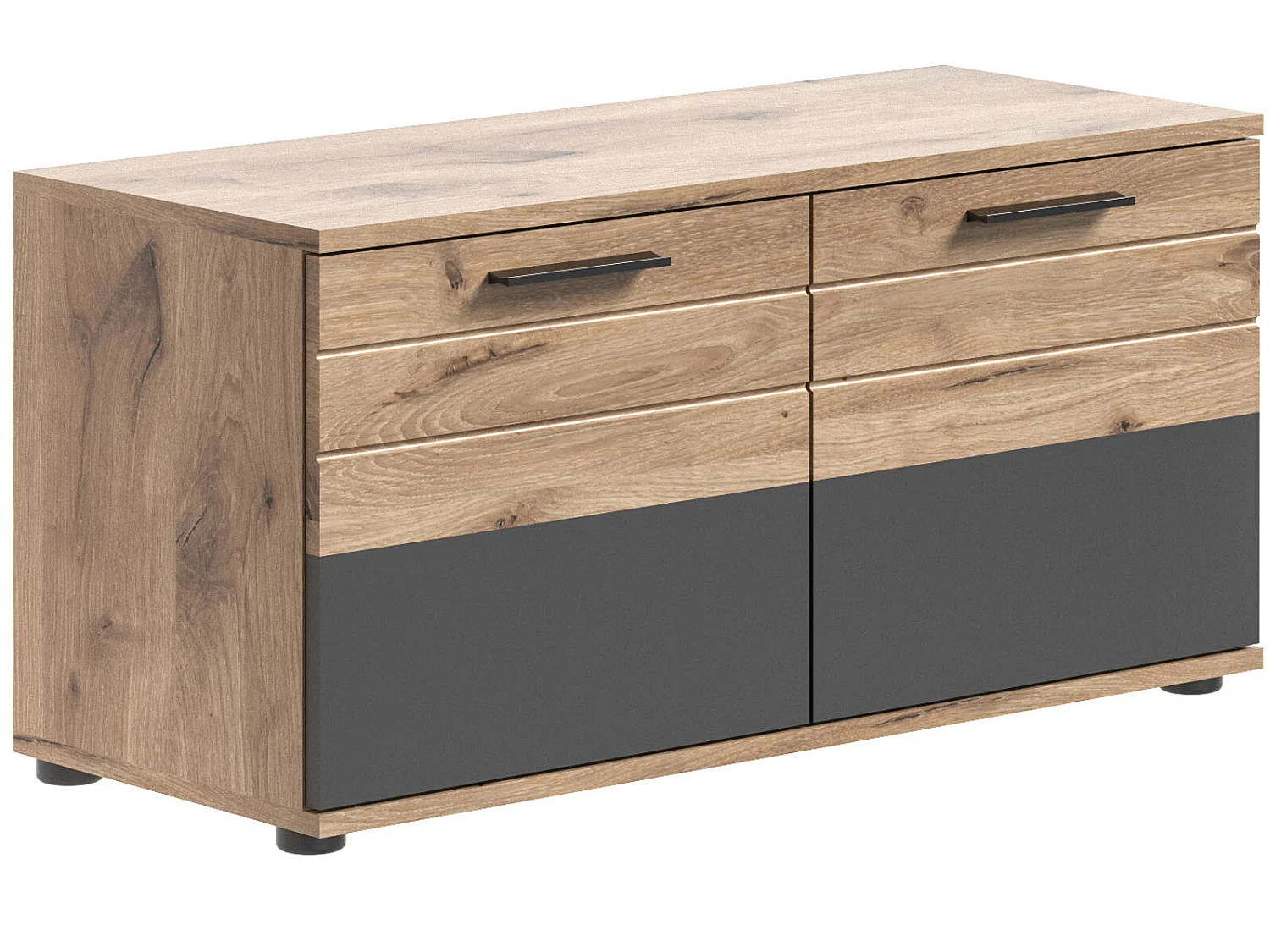 Mason banc avec stockage chêne décor.