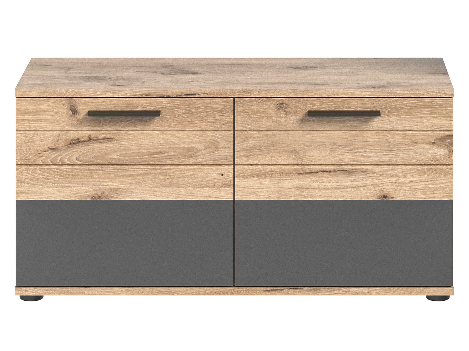 Mason banc avec stockage chêne décor.