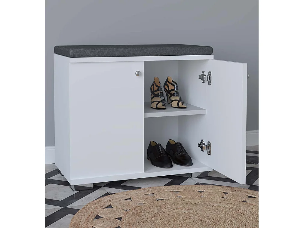 Holz Schuhschrank Sitzbank Gados  S