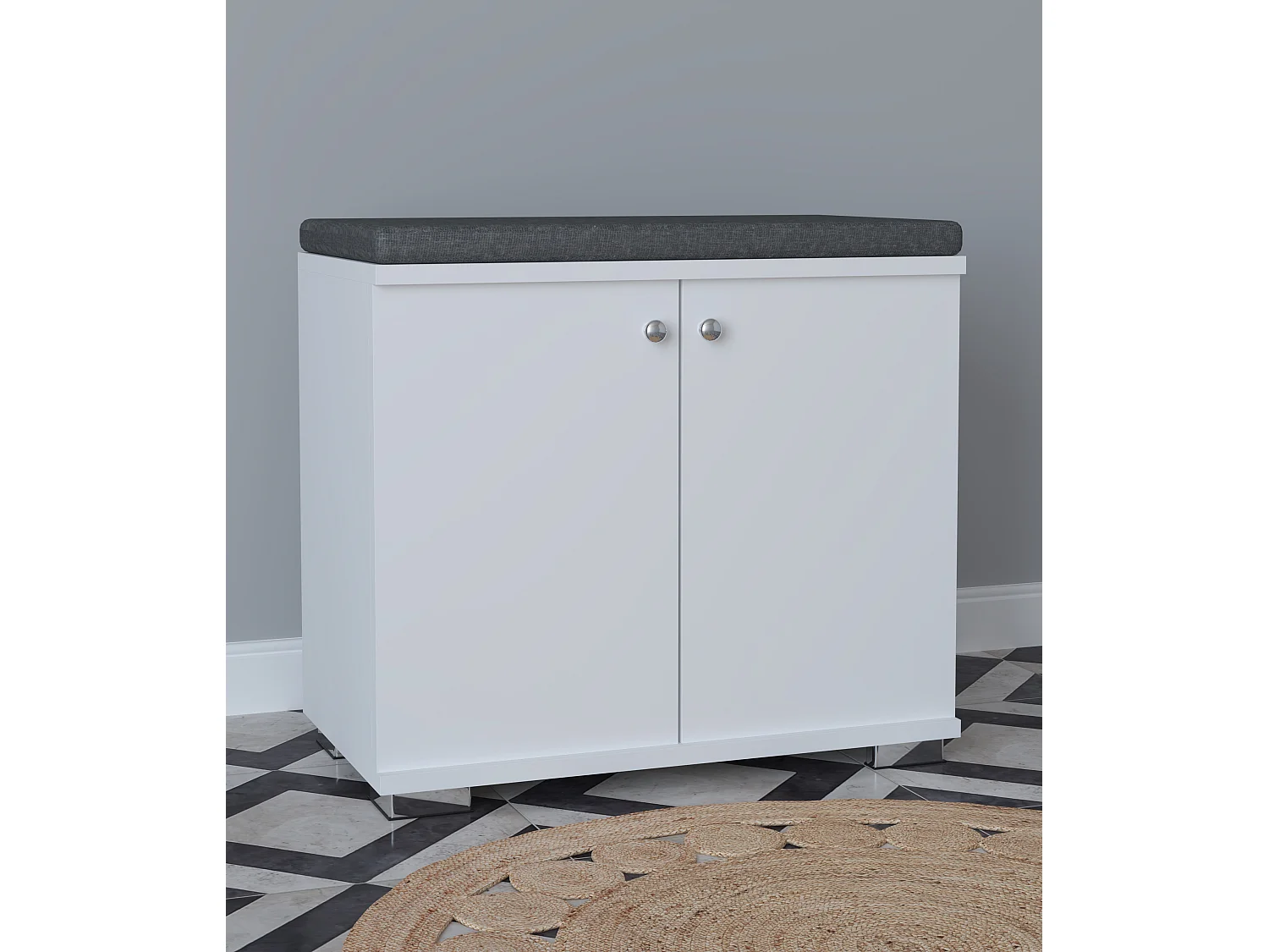 Holz Schuhschrank Sitzbank Gados  S