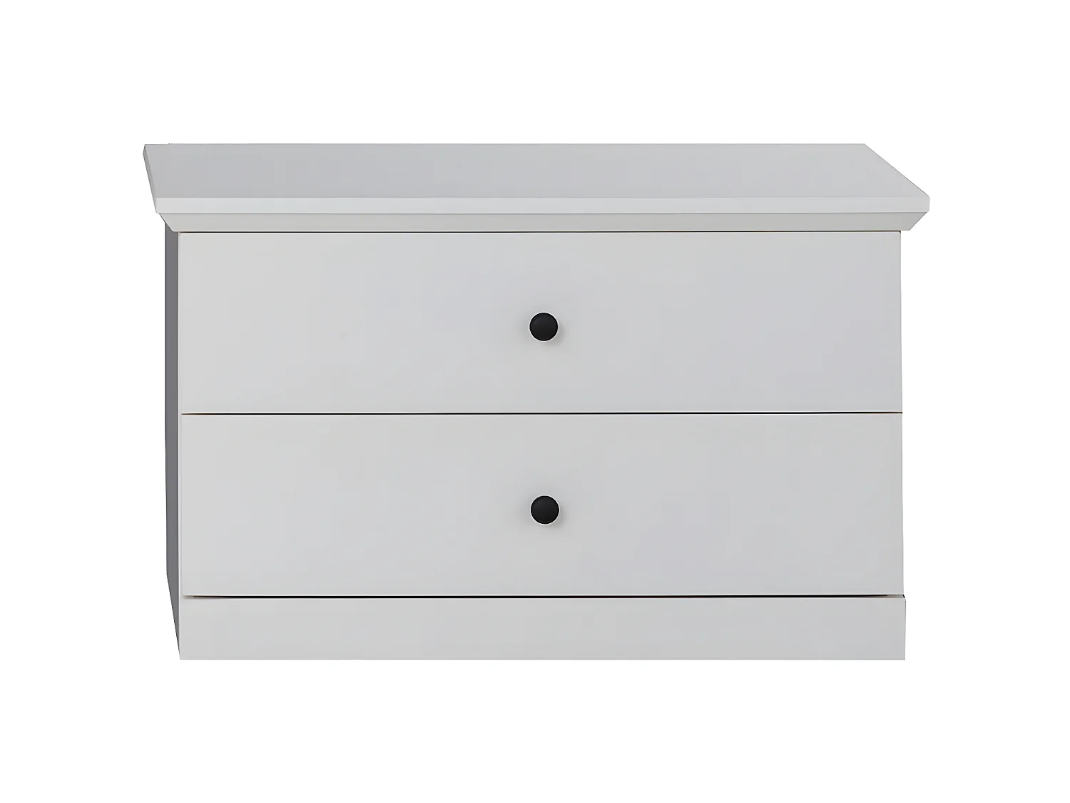 BrandsonBaxter Sitzbank 2 Schubladen weiß.