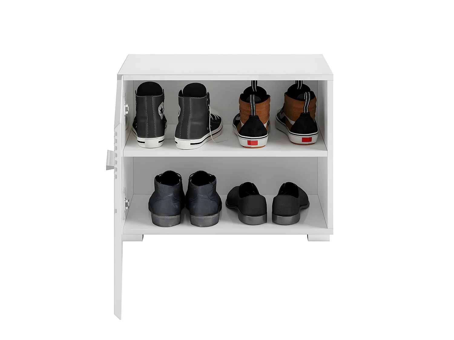 Linus Sitzbank mit Aufbewahrung weiß.