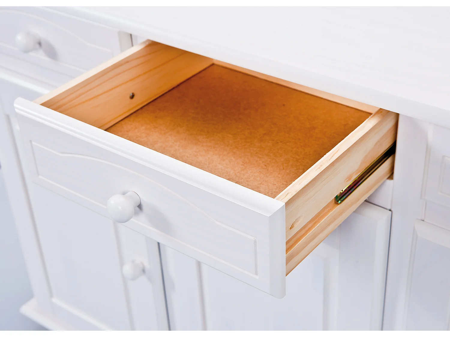 Livra dressoir 3 lades, 3 deuren wit.