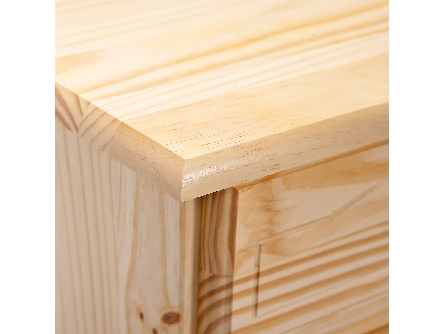 Abill Buffet 3 tiroirs, 3 portes, naturel.