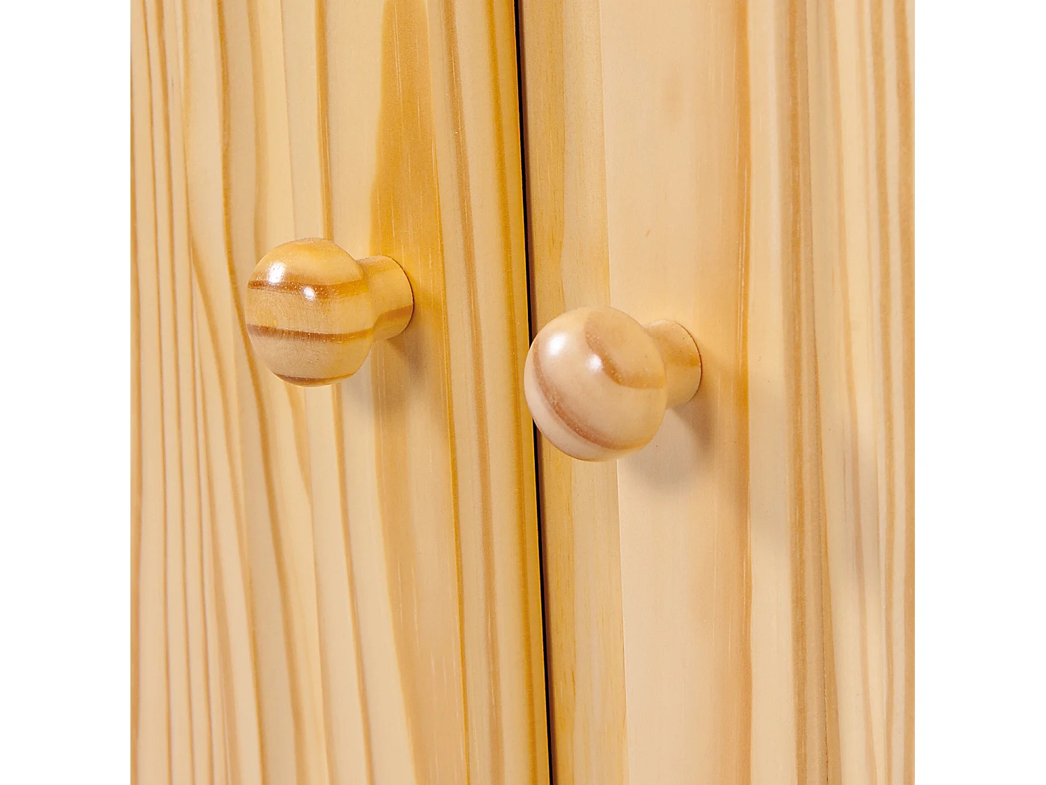 Abill Buffet 3 tiroirs, 3 portes, naturel.