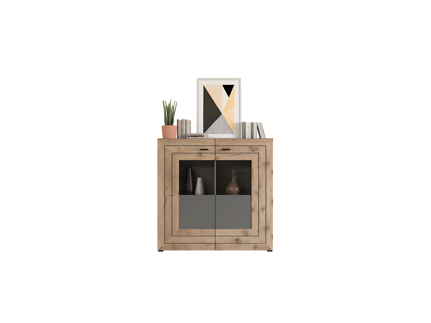 Freno buffet 2 portes gris.