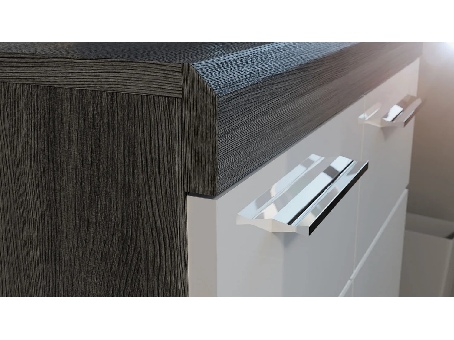 Scout Sideboard 2 Türen grau.