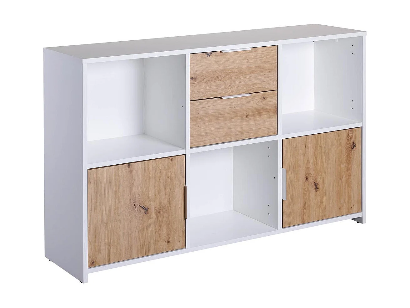 Buffet Design 6 Cases "Adam" 70cm Blanc