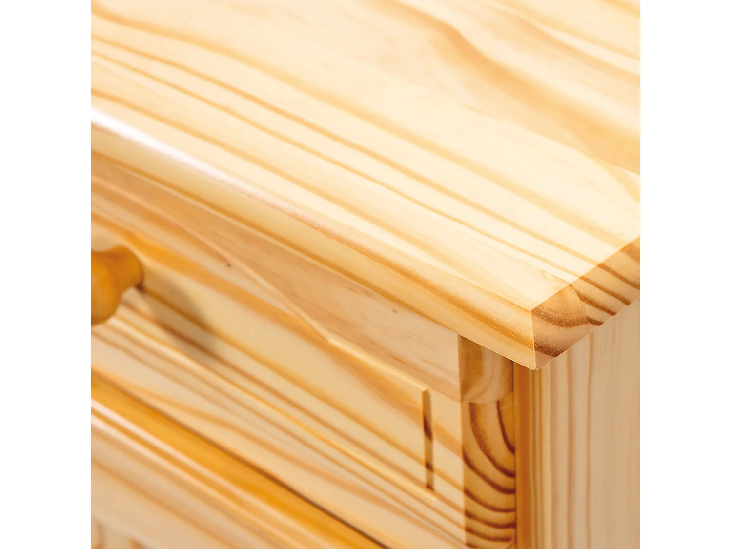 Pamer dressoir 2 lades, 2 deuren natuur.