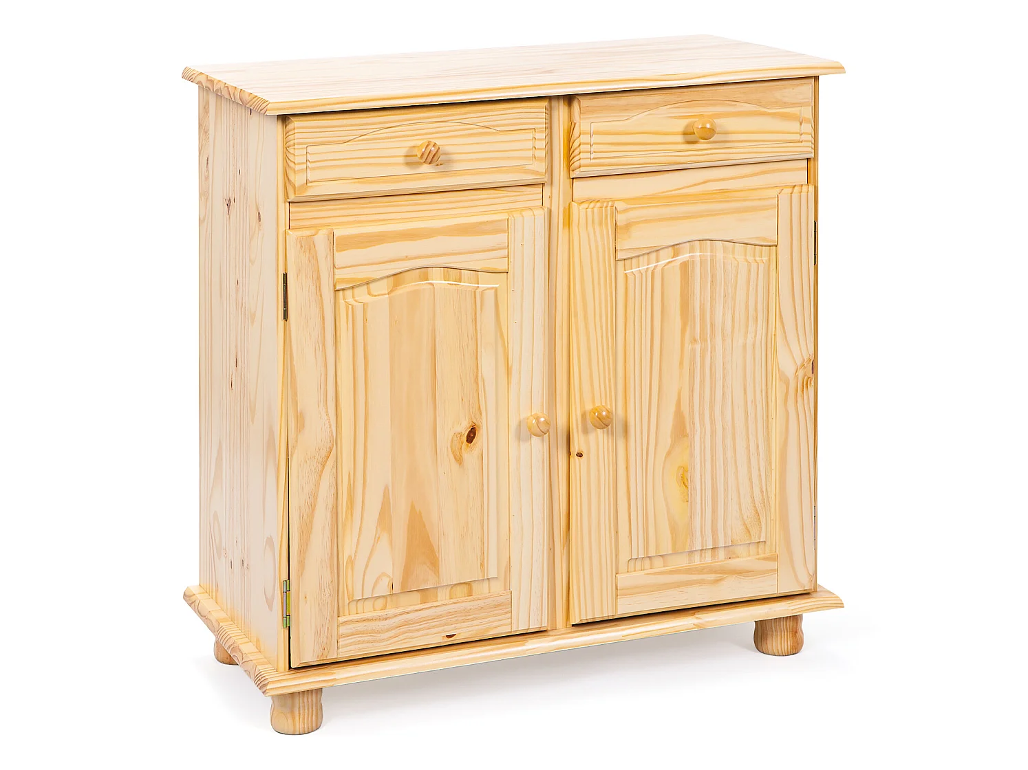 Pamer Buffet 2 tiroirs, 2 portes, teinte naturelle.