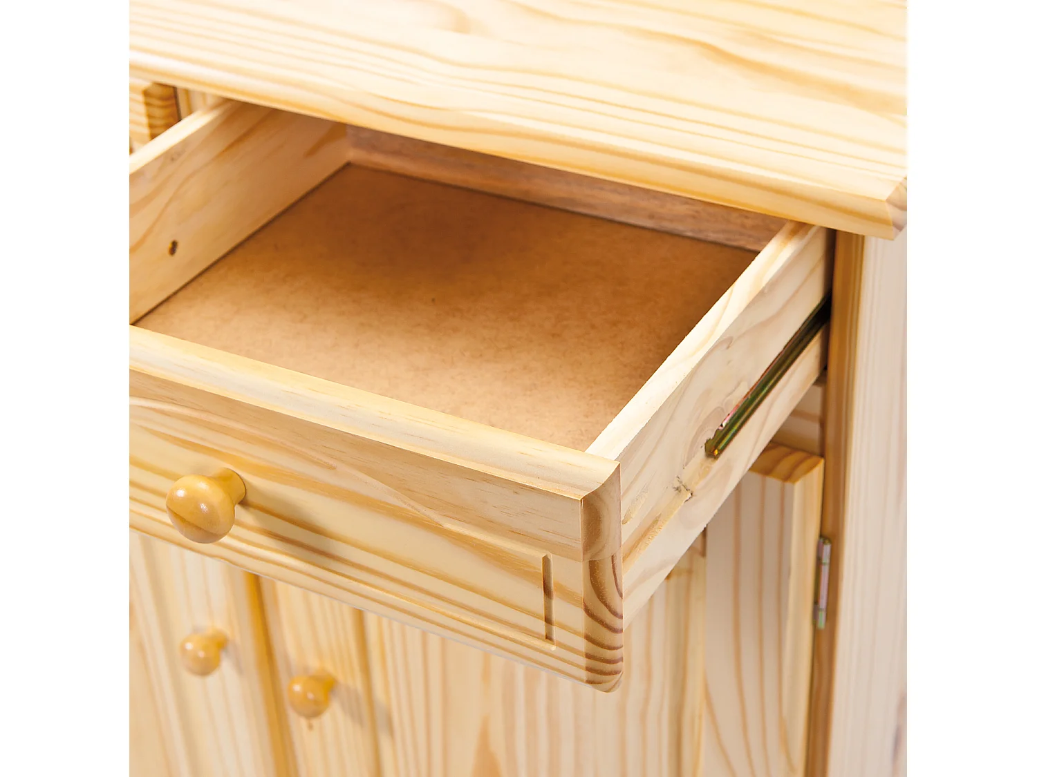 Pamer Buffet 2 tiroirs, 2 portes, teinte naturelle.