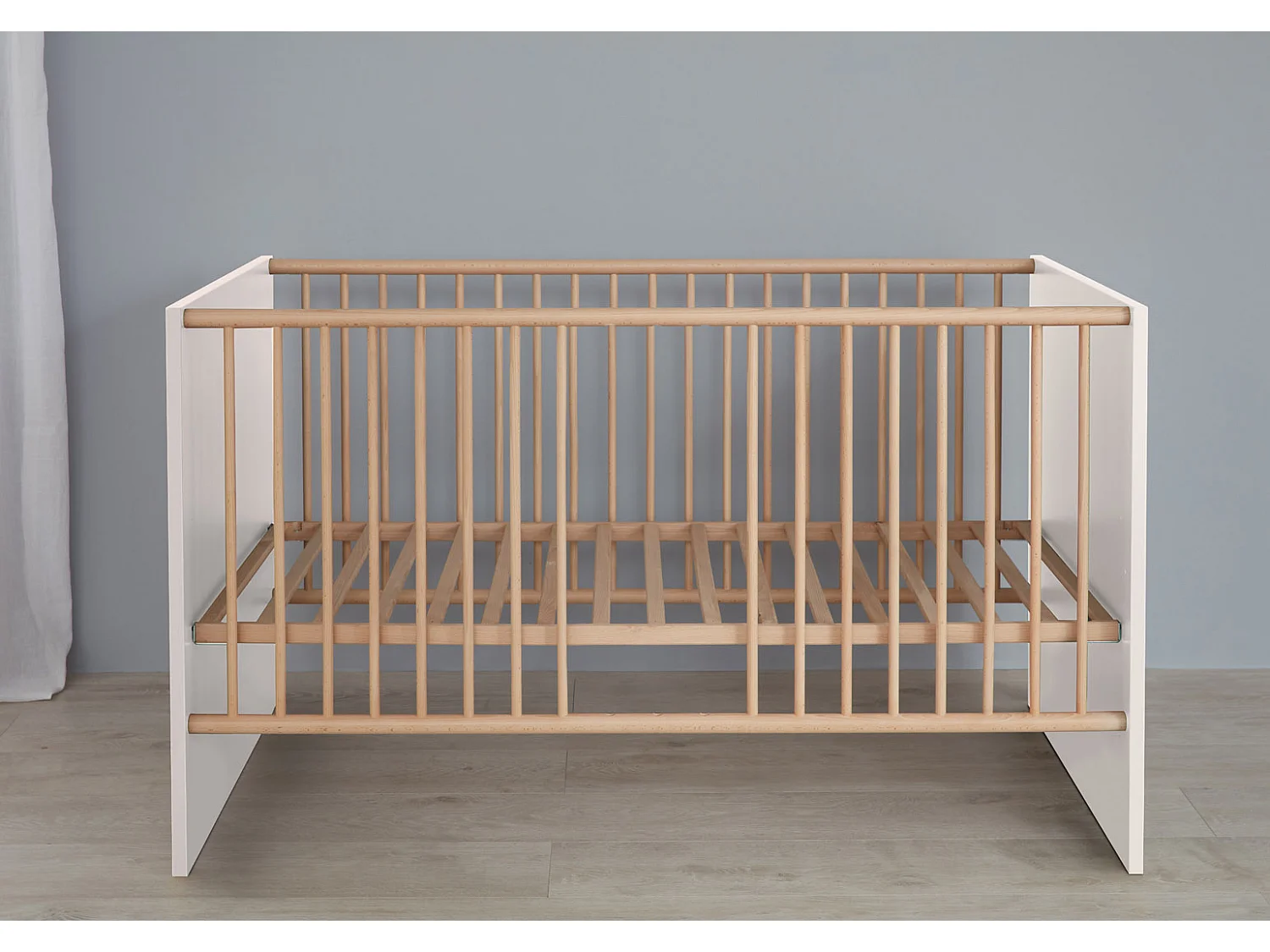 MatsBaby kinderbed 1 open vak wit.