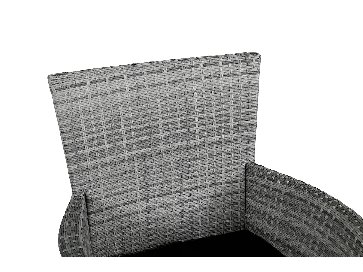 Knick Chaise de jardin avec accoudoirs gris.