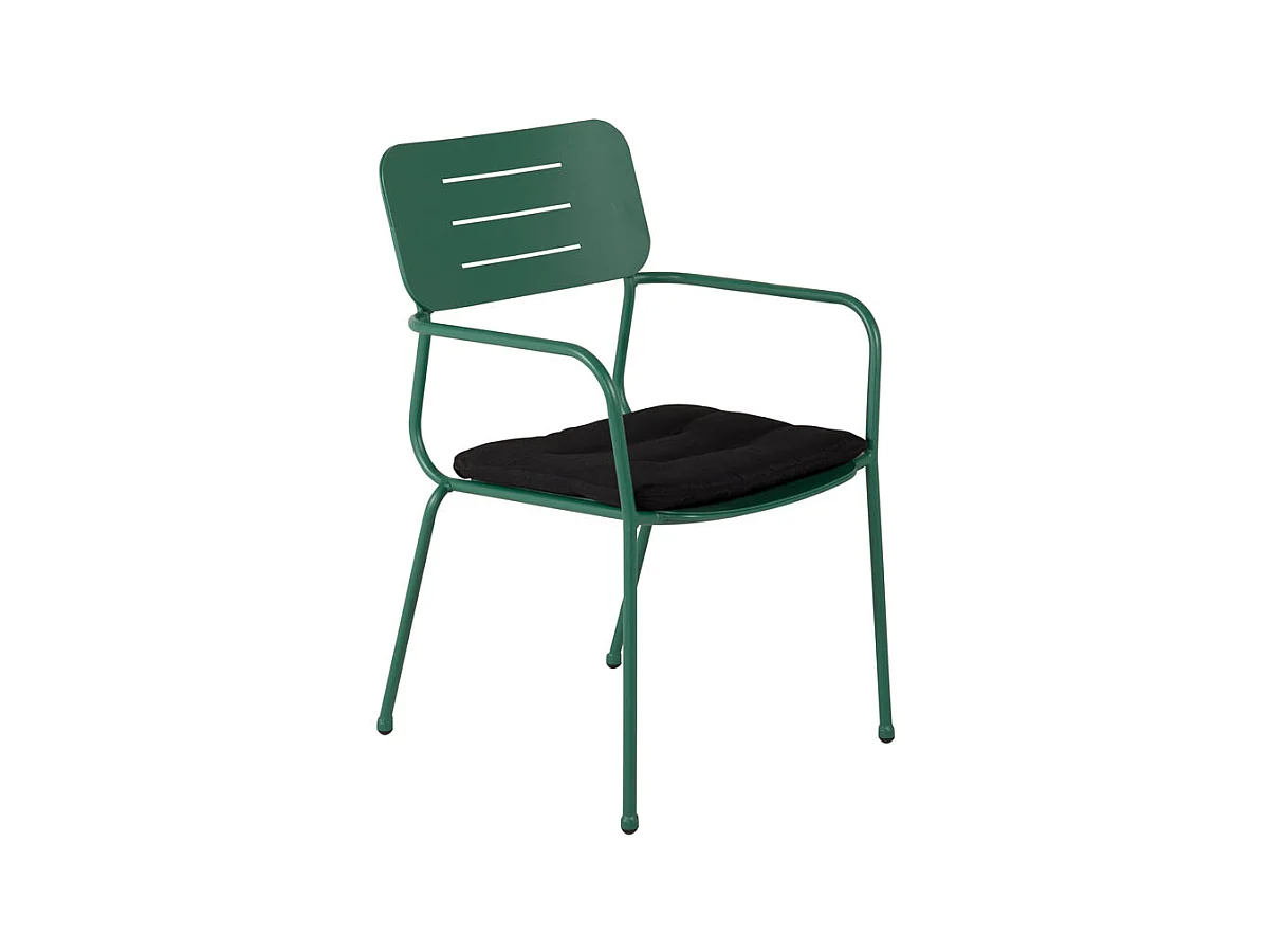 Nicke Chaise de jardin empilable, vert.
