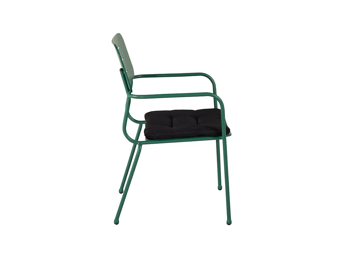 Nicke Chaise de jardin empilable, vert.