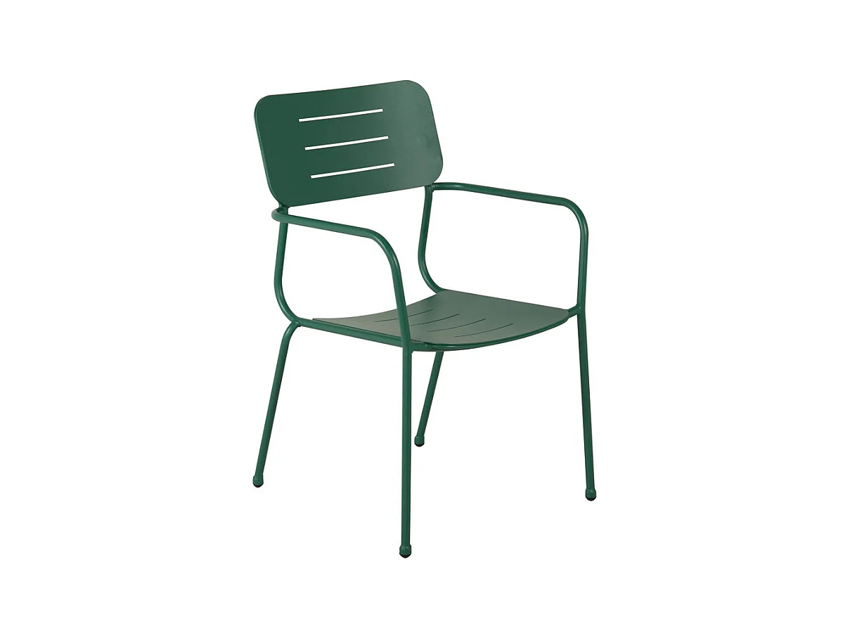 Nicke Chaise de jardin empilable, vert.