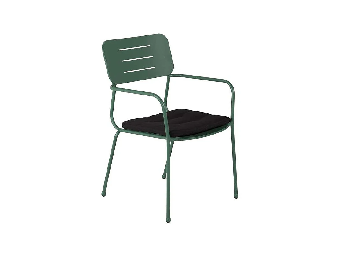 Nicke Chaise de jardin empilable, vert.
