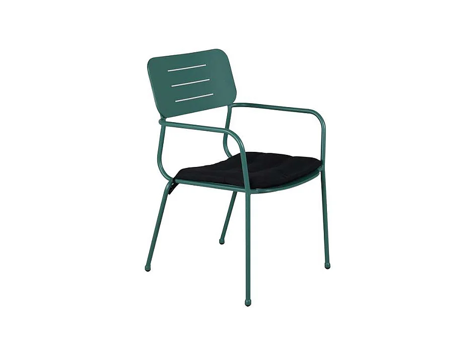 Nicke Chaise de jardin empilable, vert.