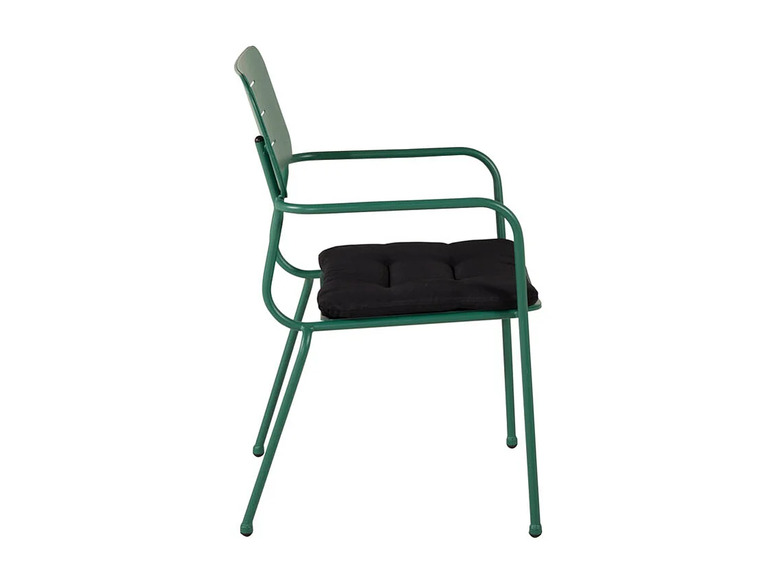 Nicke Chaise de jardin empilable, vert.