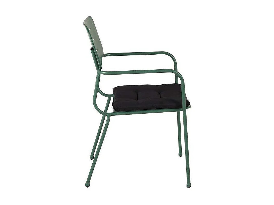 Nicke Chaise de jardin empilable, vert.