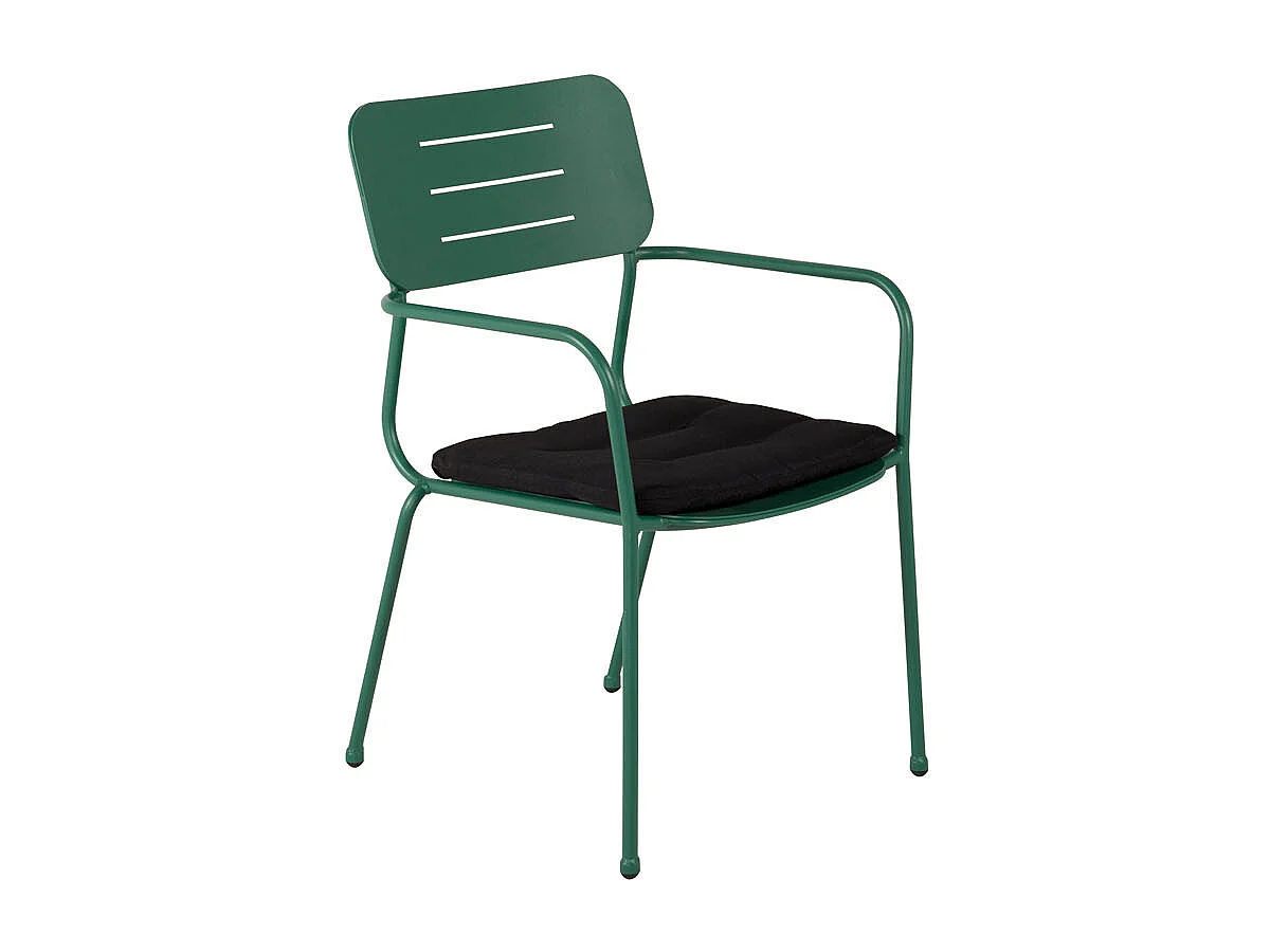 Nicke Chaise de jardin empilable, vert.