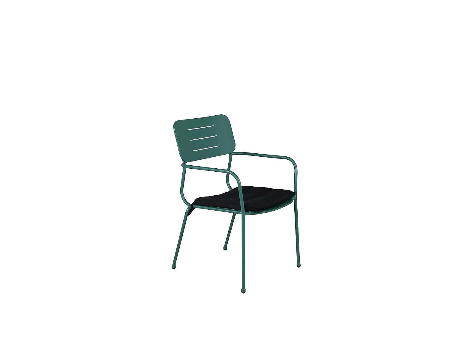 Nicke tuinstoel stapelbaar groen.