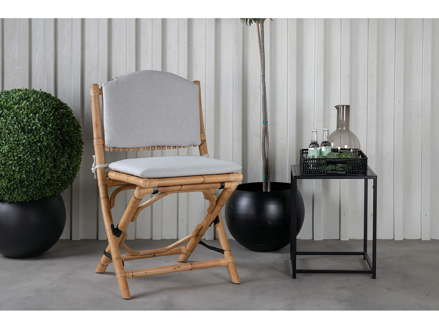 Chaise de Jardin "Cane" 92cm Naturel