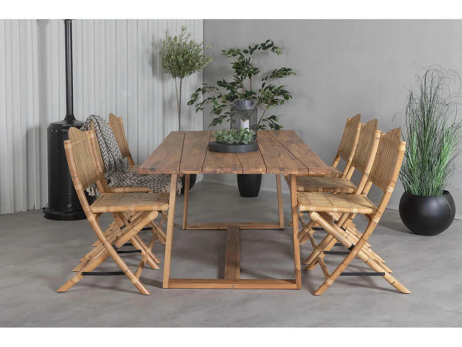 Chaise de Jardin "Cane" 92cm Naturel