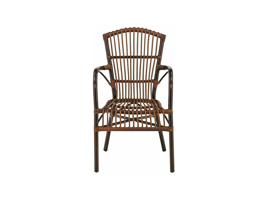 Chaise de Jardin en Rotin "Galera" 90cm Marron