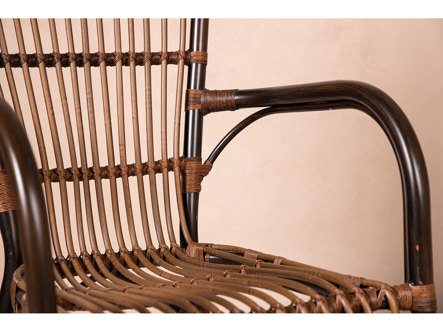 Galera Gartenstuhl stapelbar braun.