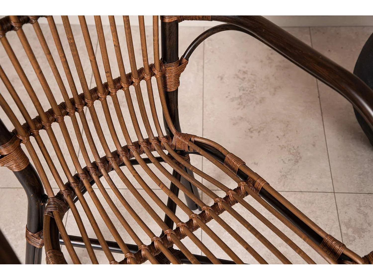 Galera Gartenstuhl stapelbar braun.