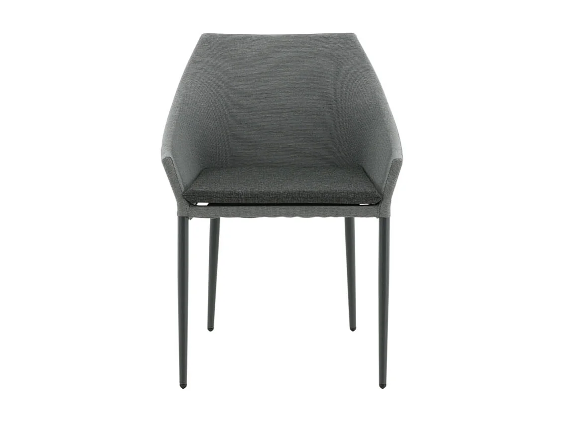 Spoga Chaise de jardin, noir, gris foncé.