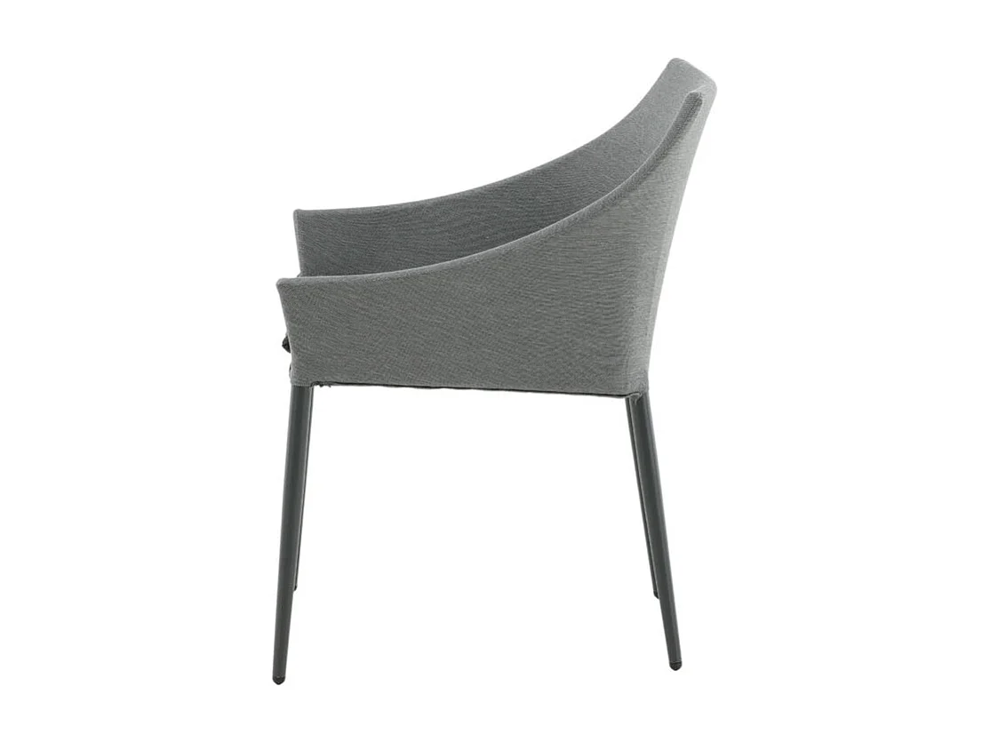 Spoga Chaise de jardin, noir, gris foncé.