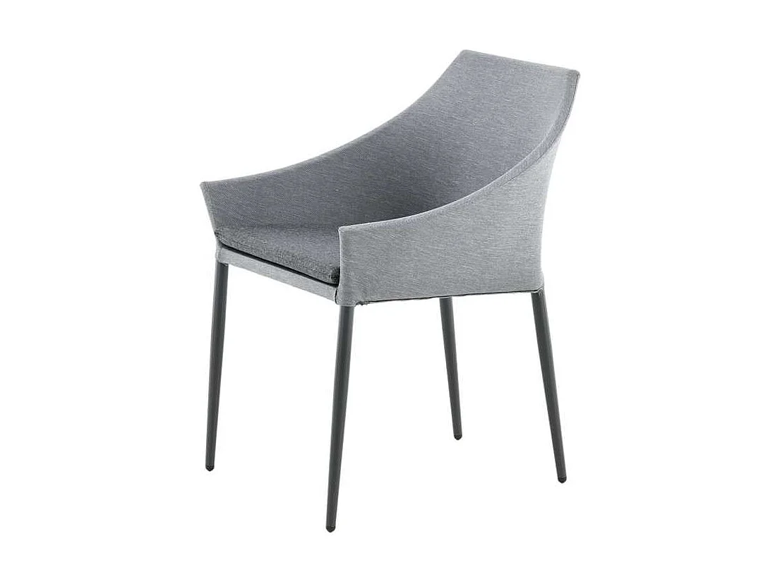 Spoga Chaise de jardin, noir, gris foncé.