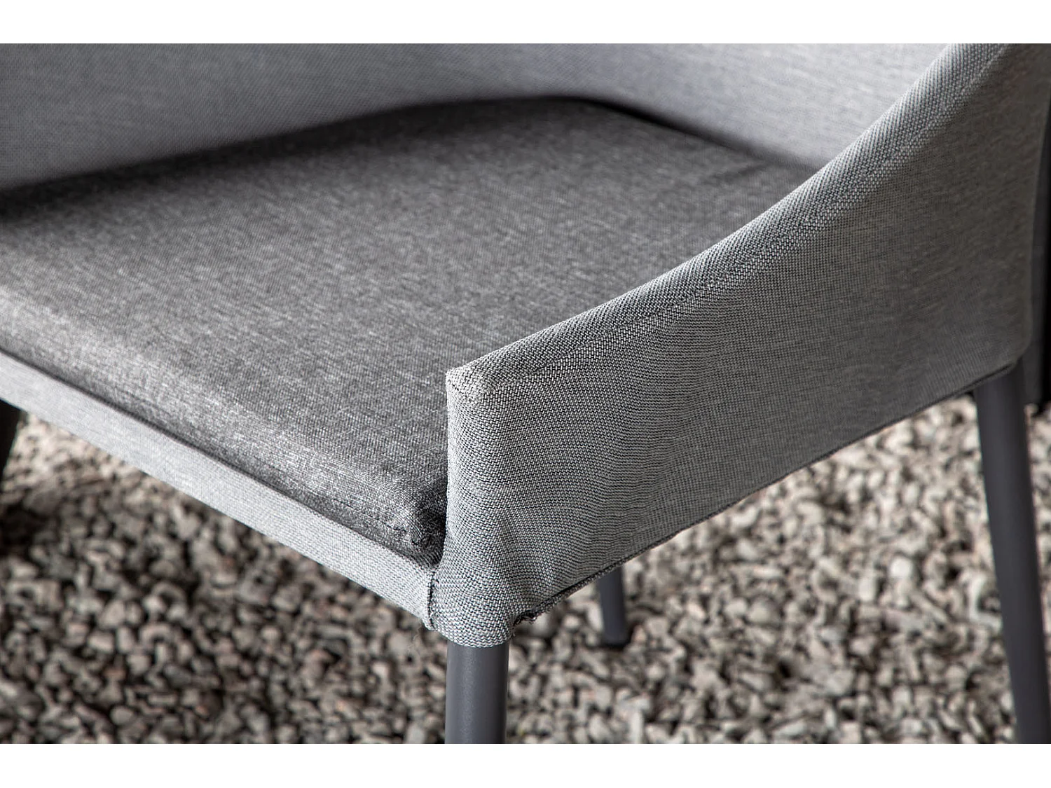 Spoga Chaise de jardin, noir, gris foncé.