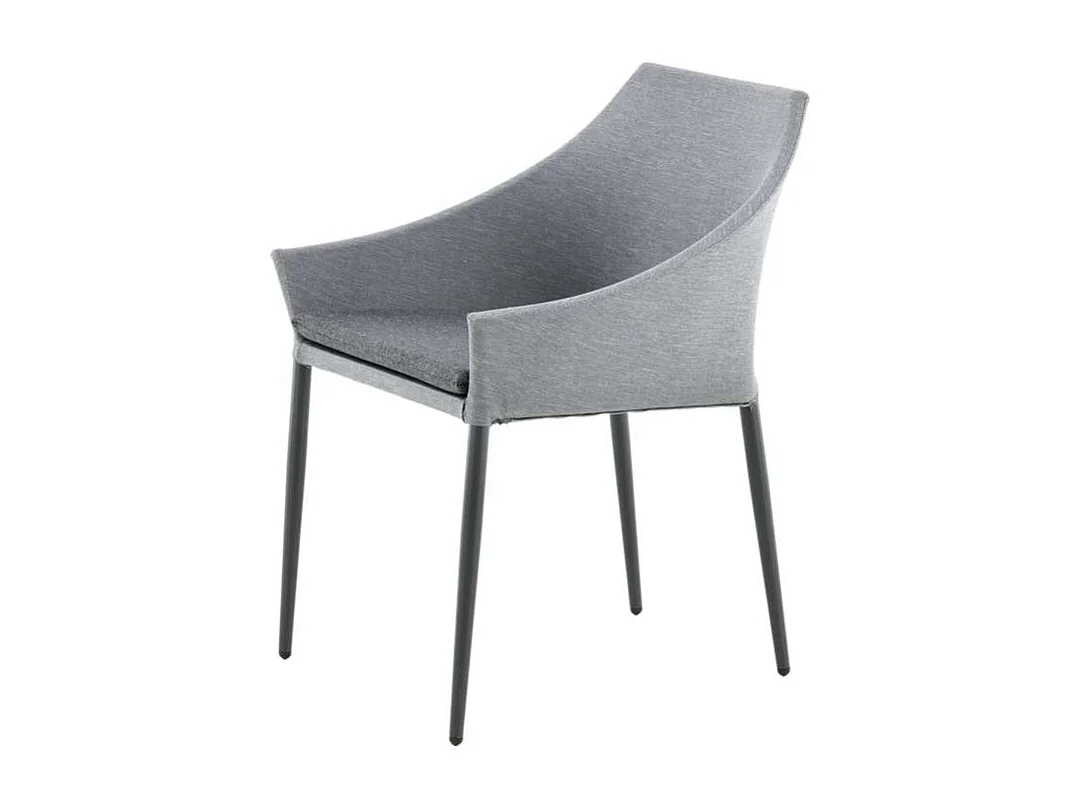 Spoga Chaise de jardin, noir, gris foncé.