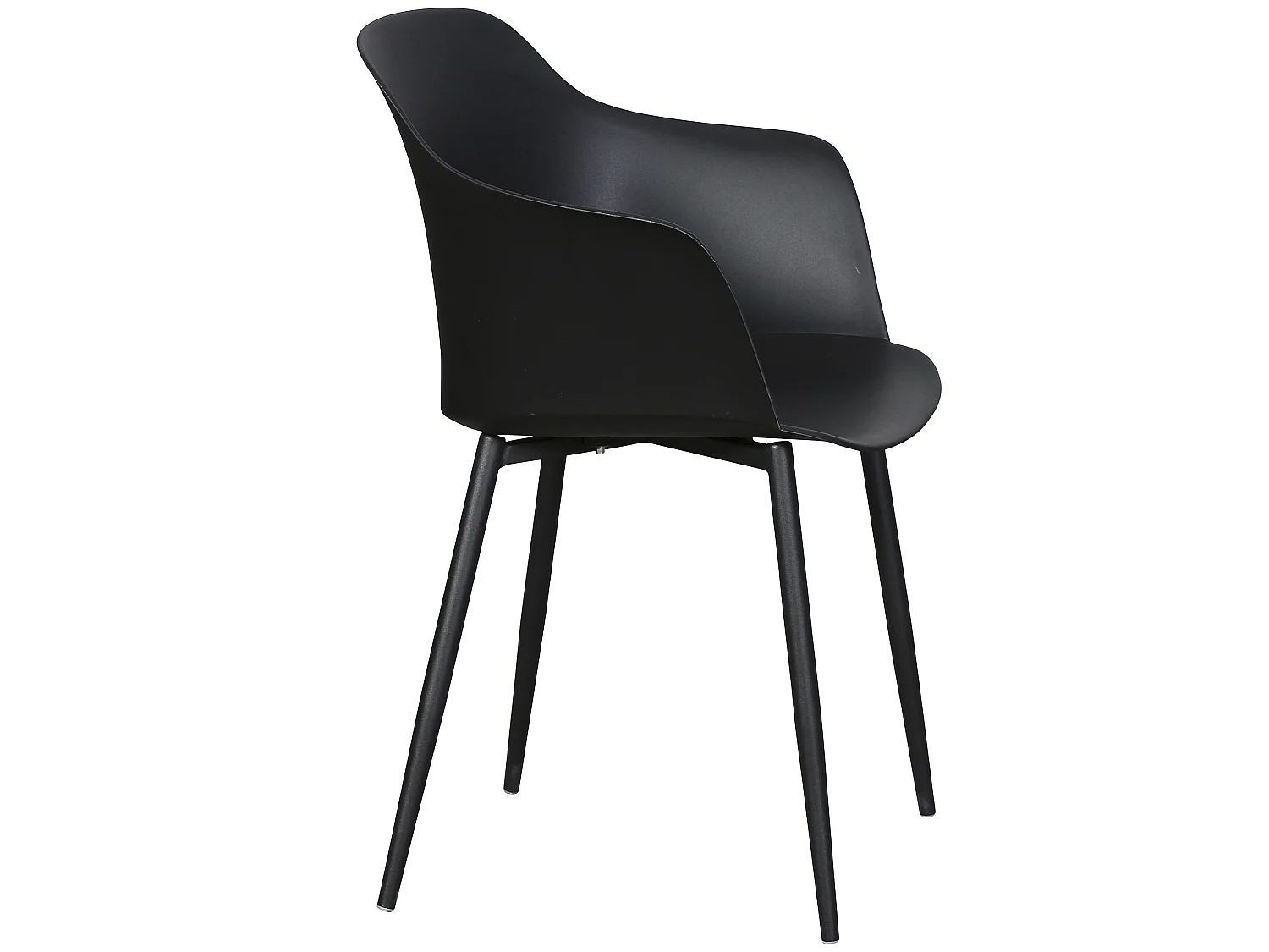 Gira 1 x chaise de jardin, noir/noir.