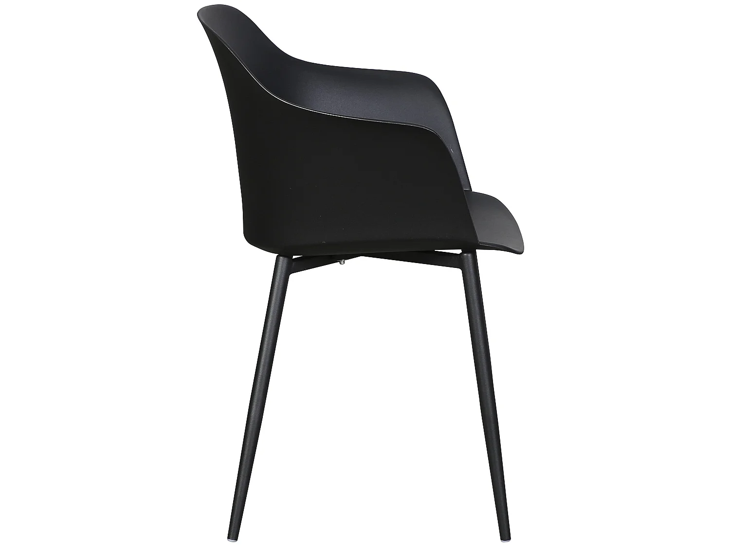 Gira 1 x chaise de jardin, noir/noir.