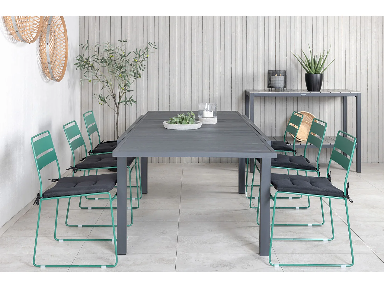 Lina tuinstoel groen.