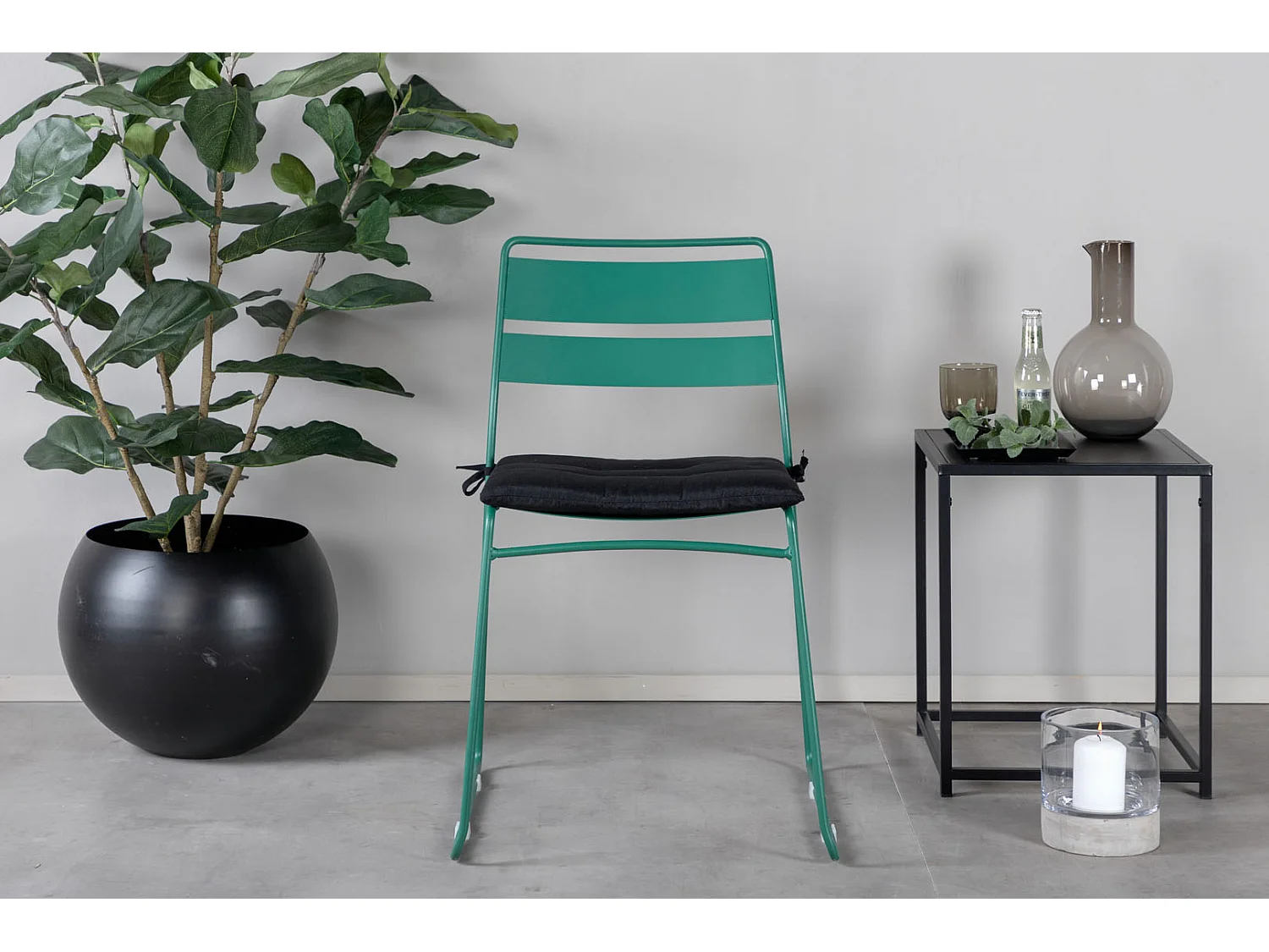 Lina Chaise de jardin, verte.