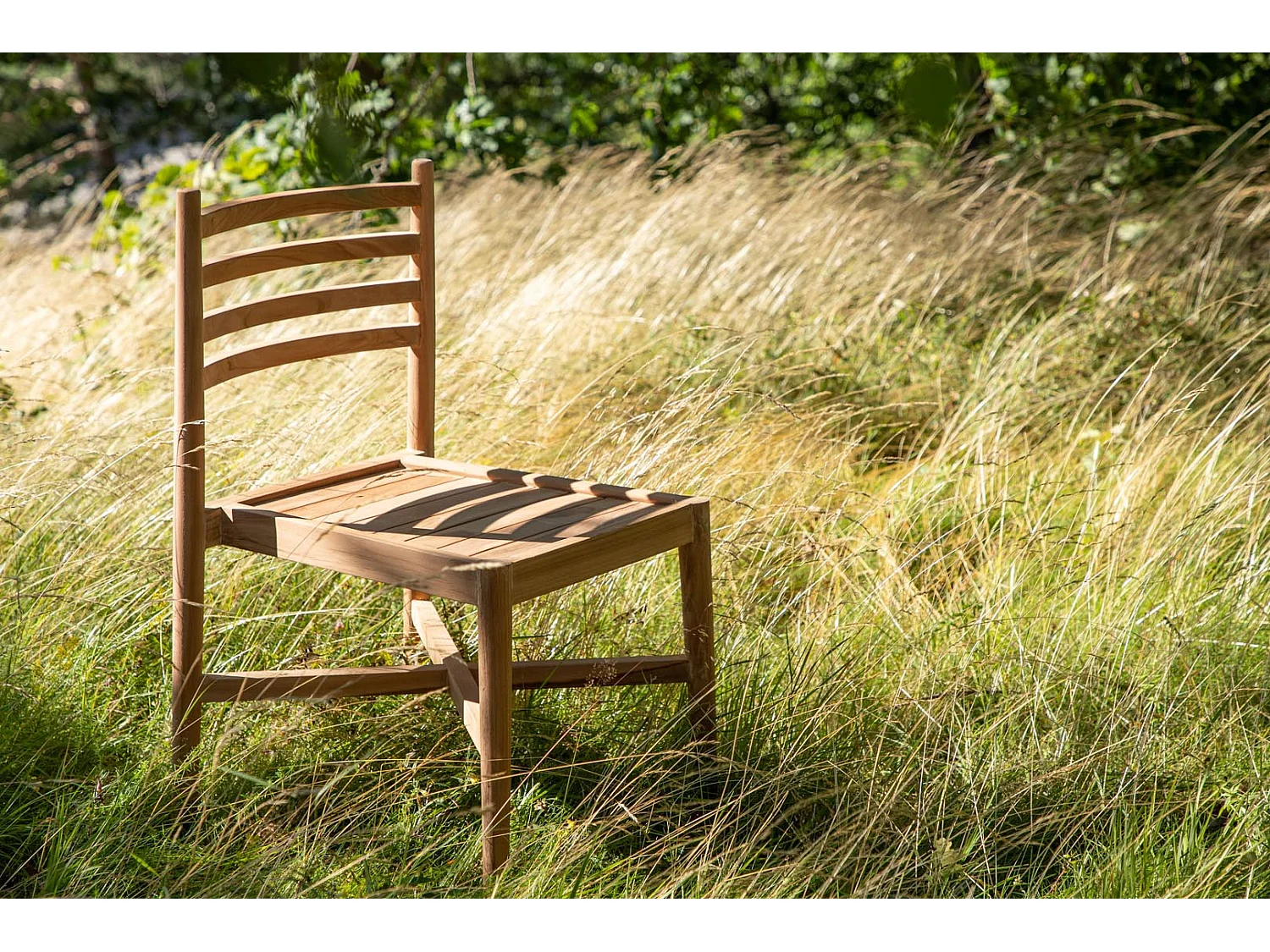 Kenya tuinstoel stapelbaar teak.