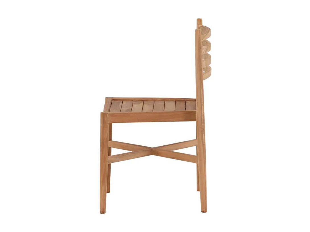 Kenya tuinstoel stapelbaar teak.