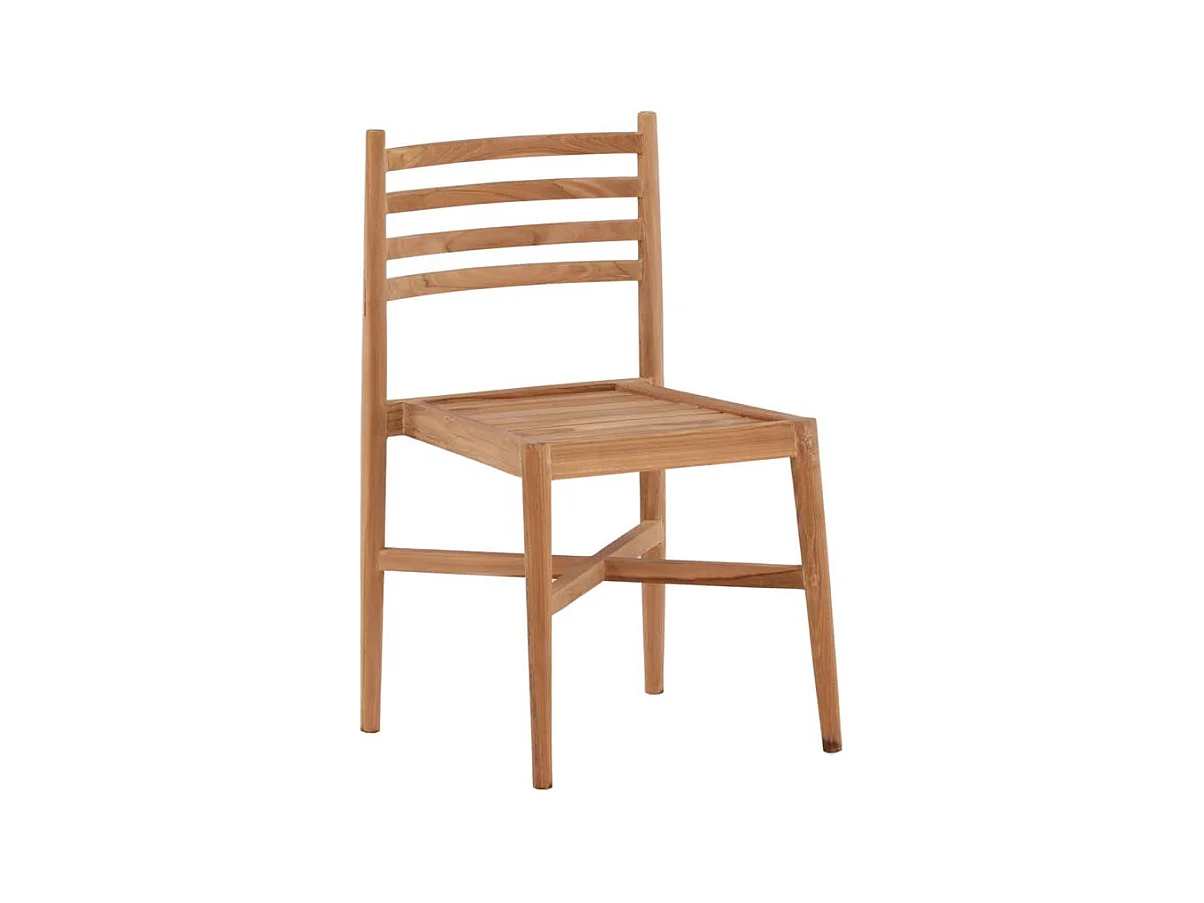 Kenya tuinstoel stapelbaar teak.
