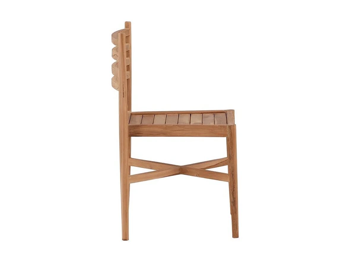 Kenya tuinstoel stapelbaar teak.