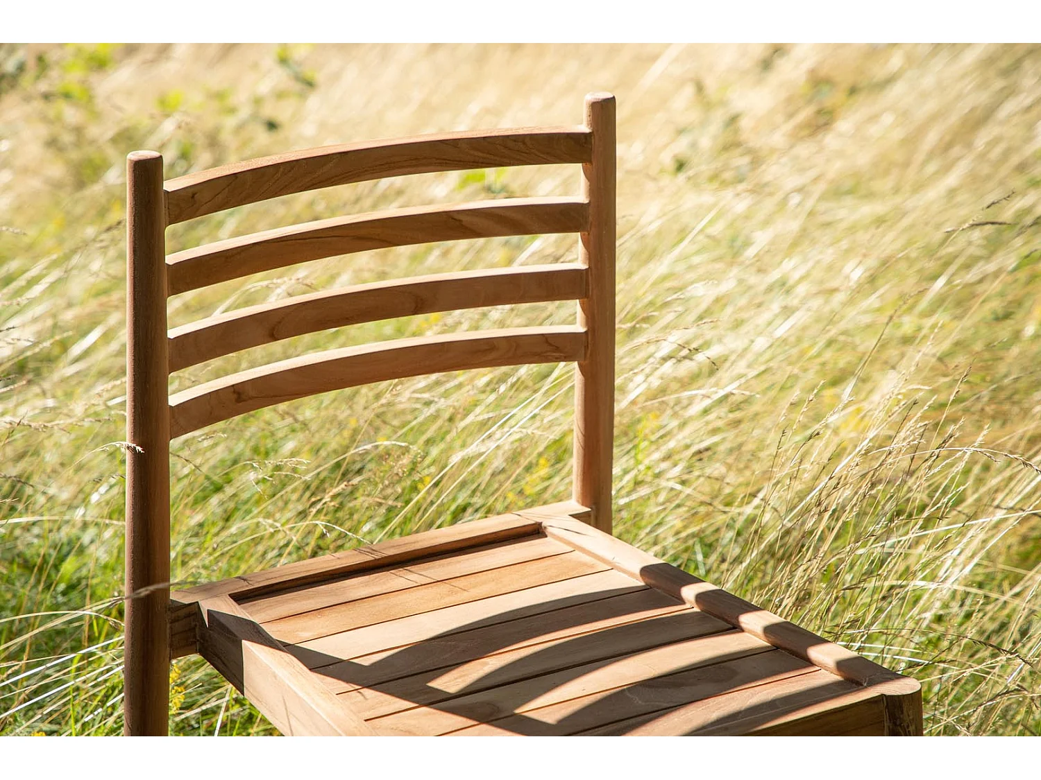 Kenya tuinstoel stapelbaar teak.