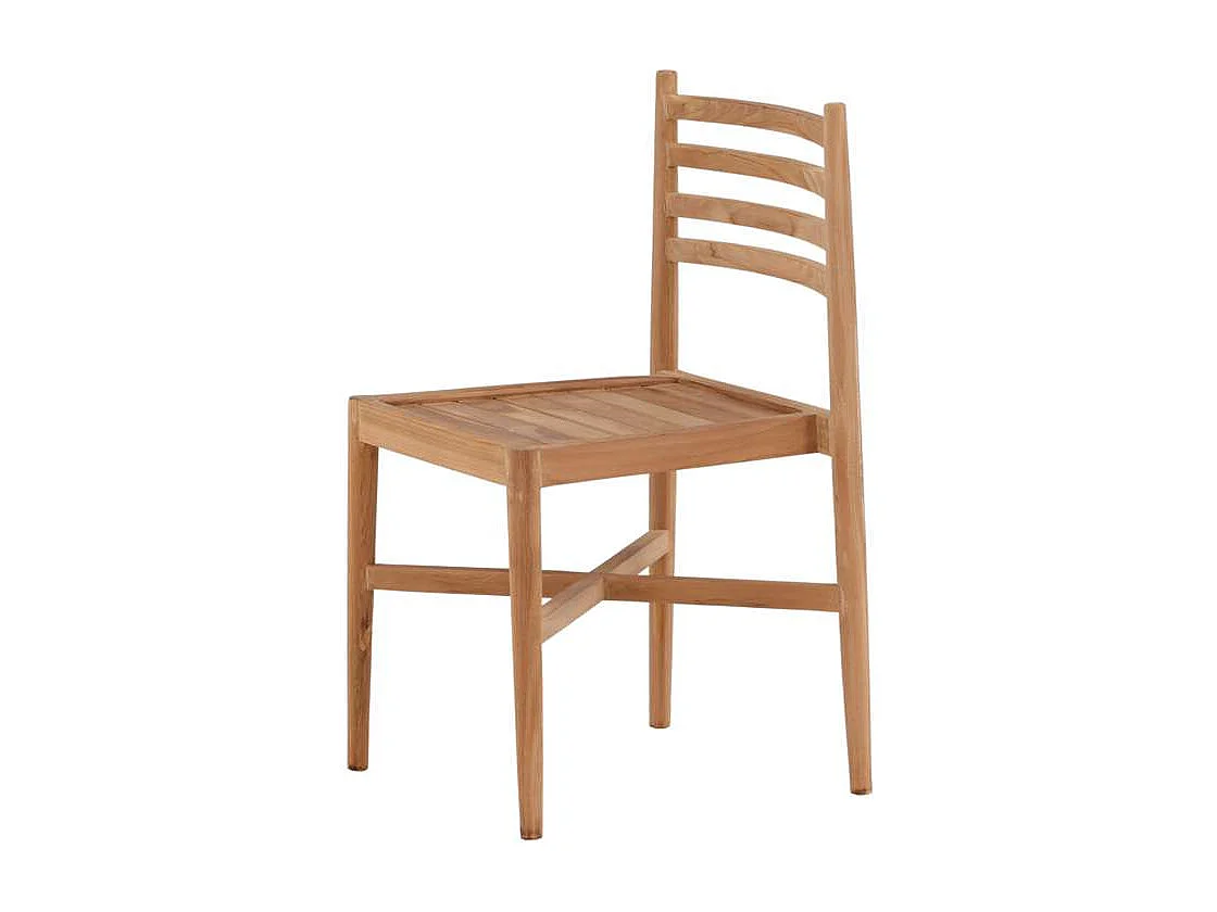 Kenya tuinstoel stapelbaar teak.